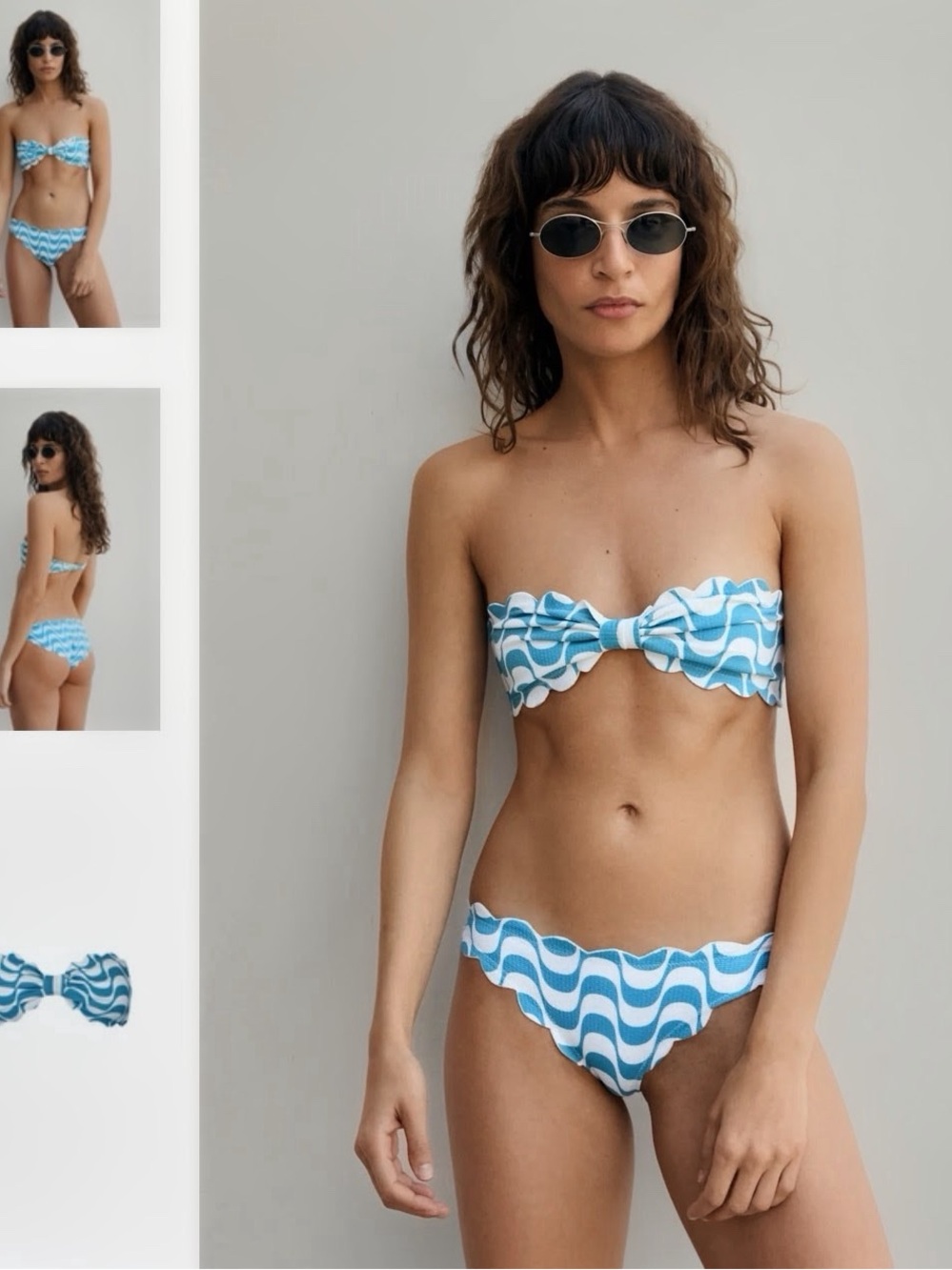 Marysia Antibes Bikini Set Sardine Rossio NWT Medium